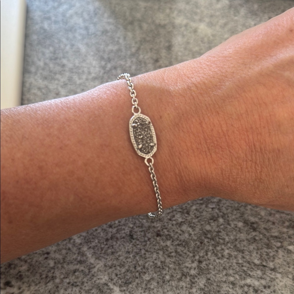 Kendra Scott Elegant Silver Chain Bracelet